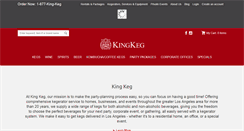 Desktop Screenshot of kingkeg.com